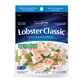 Transocean Lobster Classic imitation lobster meat, fully cooked, ready to eat Full-Size Picture